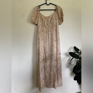 Jessica Simpson Linen Dress | Linen Maxi Dress | size Large